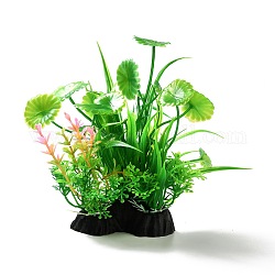 Kunststoff künstliche Wasserpflanzen Dekor, für Aquarium, Aquarium, grün, 75x50x140 mm