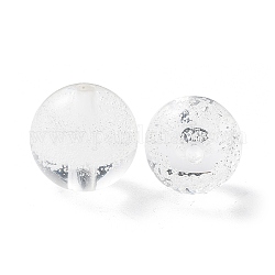 Perles en acrylique transparente, perles à bulles, ronde, clair, 20mm, Trou: 2.8mm, environ 110 pcs/500 g