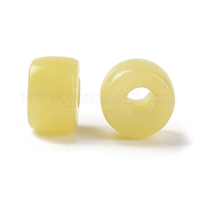 Крашеные натуральный белый нефрит бисер&nbsp;G-G003-A06-08-1