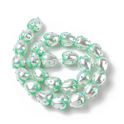 Запекаемые стеклянные бусины LAMP-Z014-02H-1