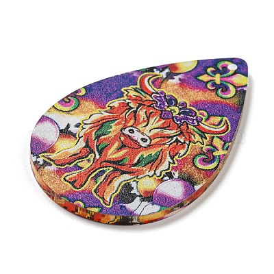 Pendentifs acryliques de carnaval&nbsp;OACR-A026-04A-1
