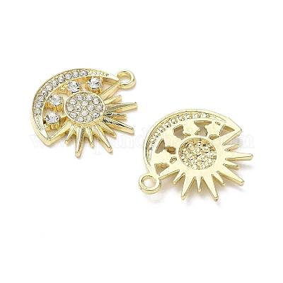 Подвески из сплава и страза PALLOY-P314-04G-1