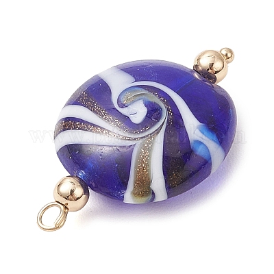 Ручной работы подвески золотые бусины песка PALLOY-JF04217-02-1