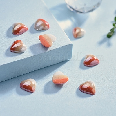 Непрозрачные стеклянные кабошоны GGLA-S038-08B-7x7-1