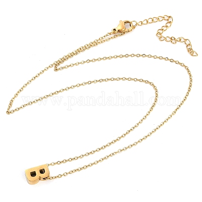 Ионное покрытие(ip) 304 нержавеющая сталь подвески ожерелья NJEW-R050-01G-02-1