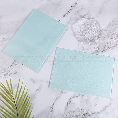 Разделочная доска из закаленного стекла с теплопередачей AJEW-WH0504-08-1