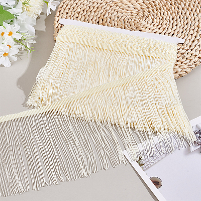 10 ярд полиэстеровой ленты с бахромой OCOR-WH0046-97-1