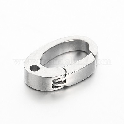 Фурнитура для брелока из нержавеющей стали 304 STAS-M197-02-1