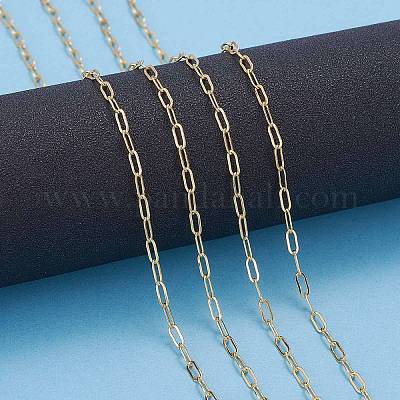 Паяные латунные цепочки для скрепок CHC-G005-06G-01-1
