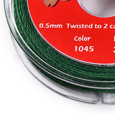 Круглые шнуры из вощеной хлопчатобумажной нити YC-T004-01A-18-1