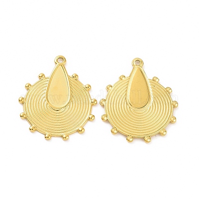 Ионное покрытие (ip) 304 нержавеющая сталь подвеска кабошоны оправы STAS-C003-08G-1