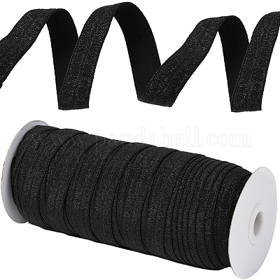 Эластичная нейлоновая лента с золотым и серебряным блеском NWIR-O010-01E-1