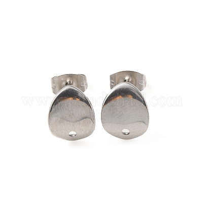 Wholesale 304 Stainless Steel Stud Earring Findings 