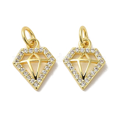 Стойки обшивки латунь микро проложить Циркон подвеску KK-K377-72G-1