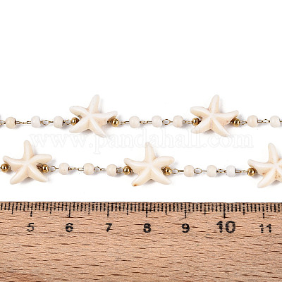 Цепи ручной работы из нержавеющей стали 316 в форме морской звезды CHS-N006-01G-1