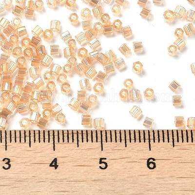 Прозрачные цвета ab стеклянный бисер SEED-S042-19B-05-1