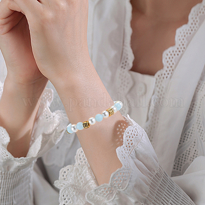 60шт 6 стиля европейские бусины из сплава в тибетском стиле TIBEB-SP0001-06-1