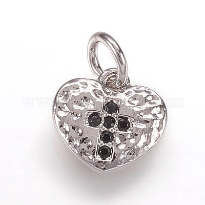 Забитые латунные микропрофили кубические циркониевые подвески ZIRC-K070-30P-1