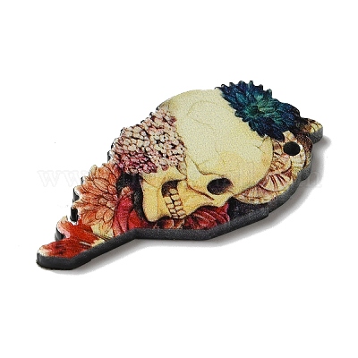 Акриловые подвески с принтом на тему Хэллоуина OACR-L018-12A-1