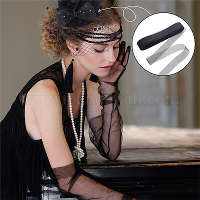 Сетчатая ткань из полиэстера DIY-WH0581-33B-1