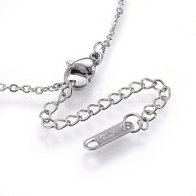 Подвески из нержавеющей стали 304 NJEW-G315-02P-1