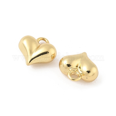 Сердце латунные амулеты KK-M327-02A-G-1