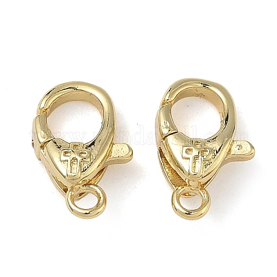 Крестообразные латунные застежки в виде клешней омара&nbsp;KK-H256-03G-02-1