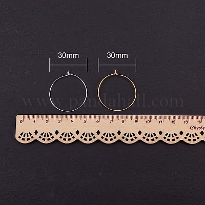 Латунь бокал очарование кольца серьги обруча KK-PH0028-01M-1