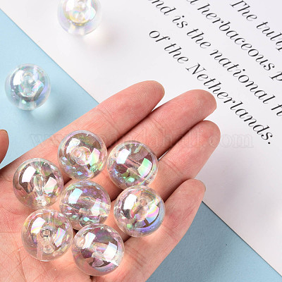 Прозрачные акриловые бусины MACR-S370-B20-205-1