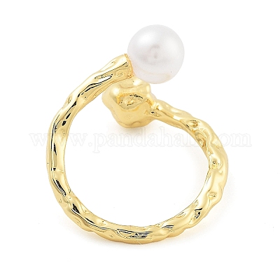 Открытые манжеты из текстурированной латуни с покрытием стойки KK-S371-07G-1