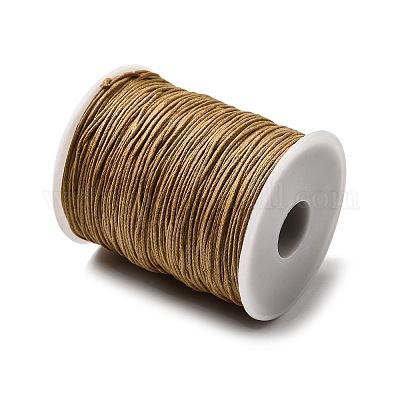 Воском хлопчатобумажная нить шнуры YC-R003-1.0mm-278-B-1
