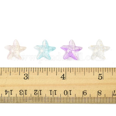 40шт 4 цвета бусины лэмпворк ручной работы LAMP-FS0001-61-1