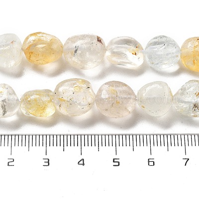 Бусы из натурального топаза G-C179-F04-01-1