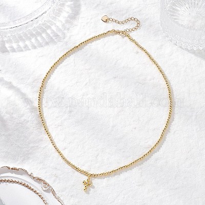 Комплекты украшений из латунных круглых бусин SJEW-JS01348-1