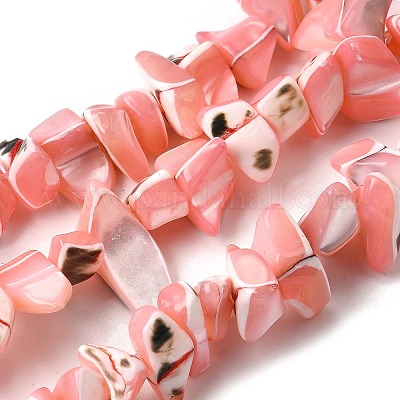 Нити бусин из натуральных трохоидных/трохус ракушек SHEL-B003-02C-1