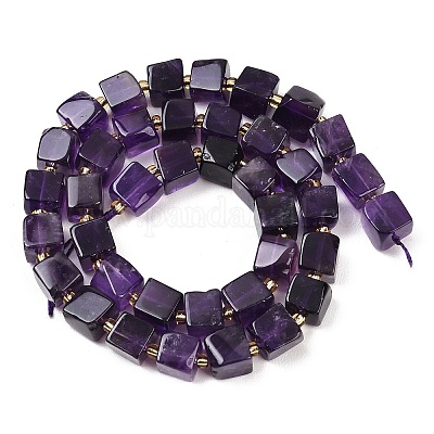 Natürlichen Amethyst Perlen Stränge&nbsp;G-G053-B26-01-1