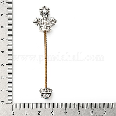 Латунные заготовки для подвесок с бусинами KK-NH0008-02AS-1