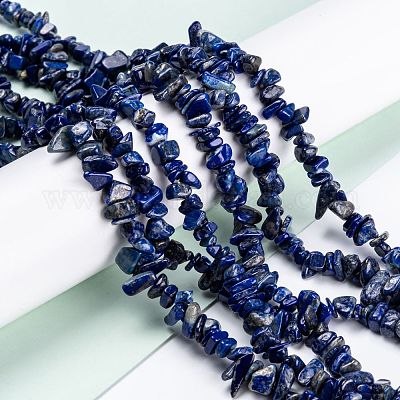 Natürlicher Lapislazuli Perlenstränge&nbsp;G-G011-05A-1