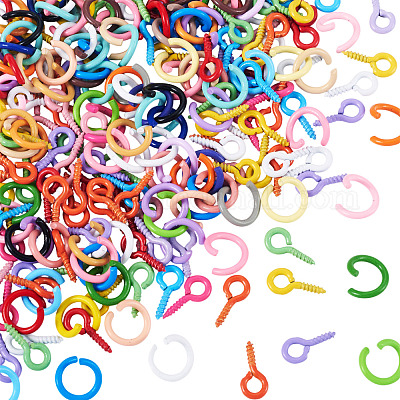 400 шт. литой винт с проушиной для штифта FIND-TA0007-89-1