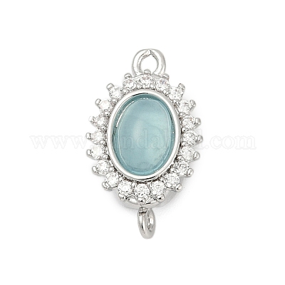 Латунные микро проложить кубического циркония ящик с застежками KK-P291-43P-02-1