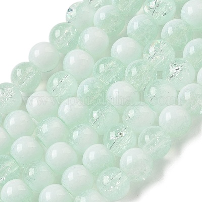 Стеклянные бусины кракле X1-GLAA-U001-6mm-01-1