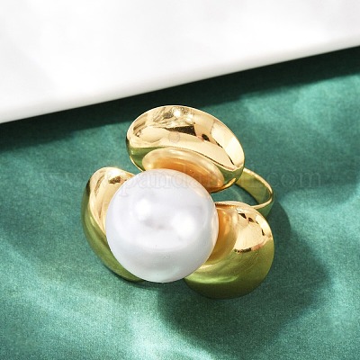 Регулируемые кольца для пальцев из нержавеющей стали 304 RJEW-S629-02G-1