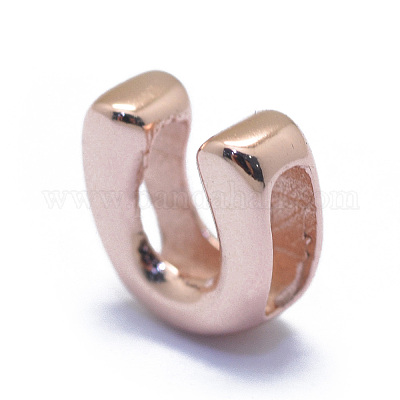 925 стерлингового серебра европейских бисер STER-E064-01U-RG-1