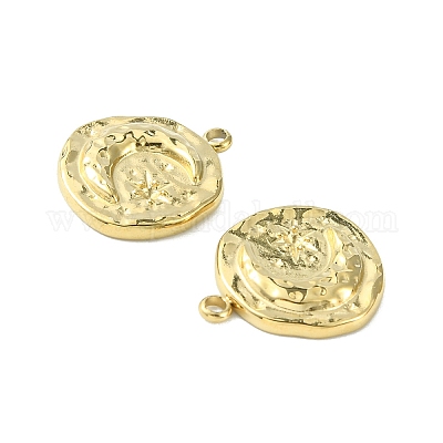 Подвеска из нержавеющей стали 304 со стразами STAS-L269-044G-B-1