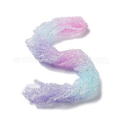 Прозрачные стеклянные бусины X-GLAA-H023-03L-1