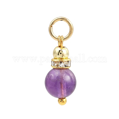 5 шт. 5 вида круглых подвесок из натурального зеленого авантюрина PALLOY-JF04363-1