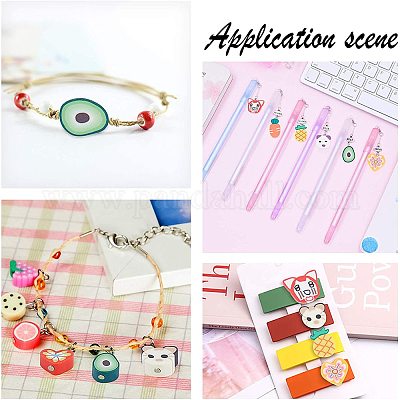 Бусины из полимерной глины  CLAY-NB0001-18-1