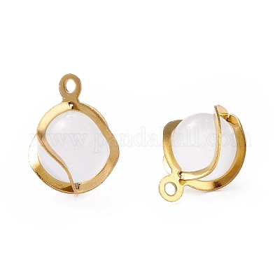 Подвески кошачий глаз STAS-I670-06B-G-1