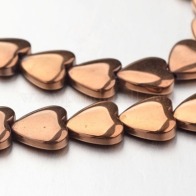 Гальванизировать немагнитных синтетический гематит нитей бисера G-F300-22C-08-1