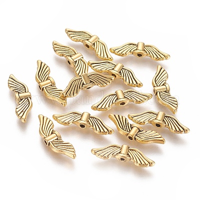 Сплавочные овальные бусины тибетского стиля  TIBEB-LF10821YKG-AG-FF-1